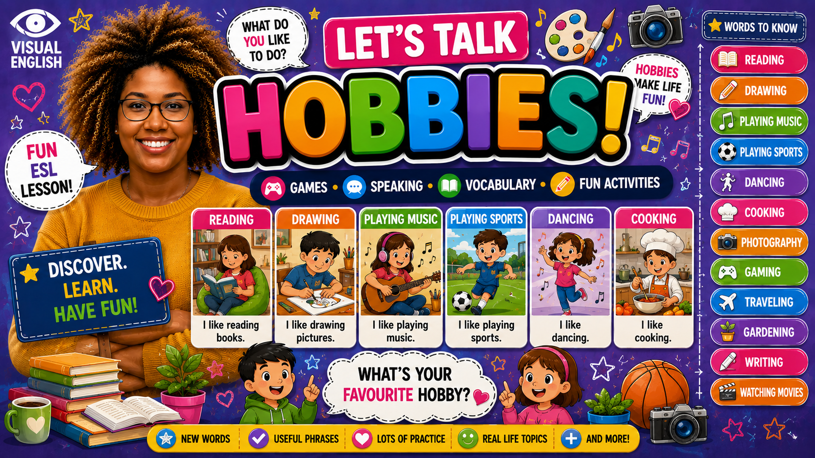 How to Teach Hobbies and Free Time Vocabulary in ESL (2026)