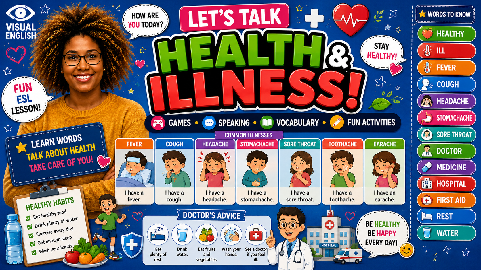How to Teach Health and Illness Vocabulary in ESL (2026)