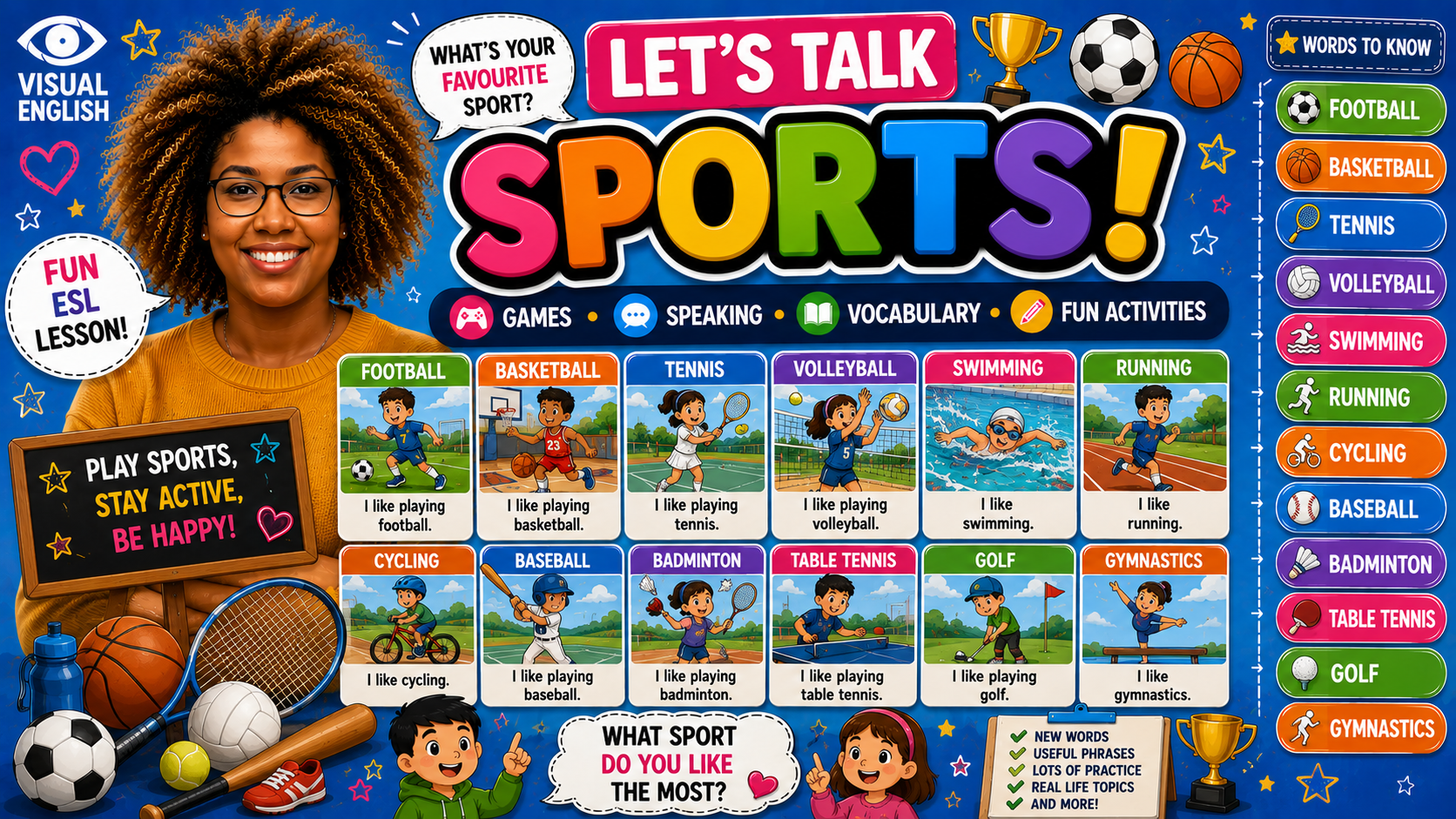 How to Teach Sports Vocabulary in ESL Classrooms (2026)