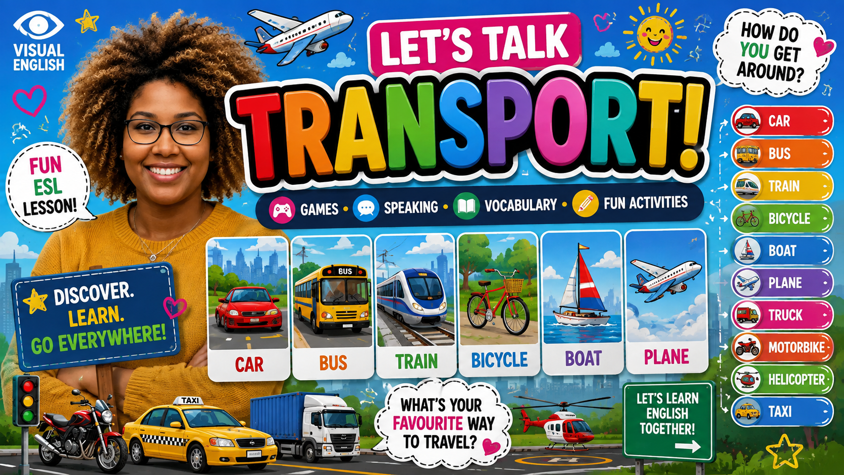 How to Teach Transport Vocabulary in ESL Classrooms (2026)